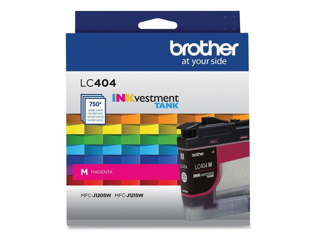 Brother LC404MS INKvestment Ink 750 Page-Yield Magenta 1