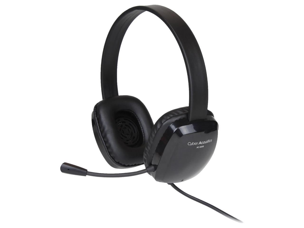 Cyber Acoustics Stereo Headset W/ Single Plug 2