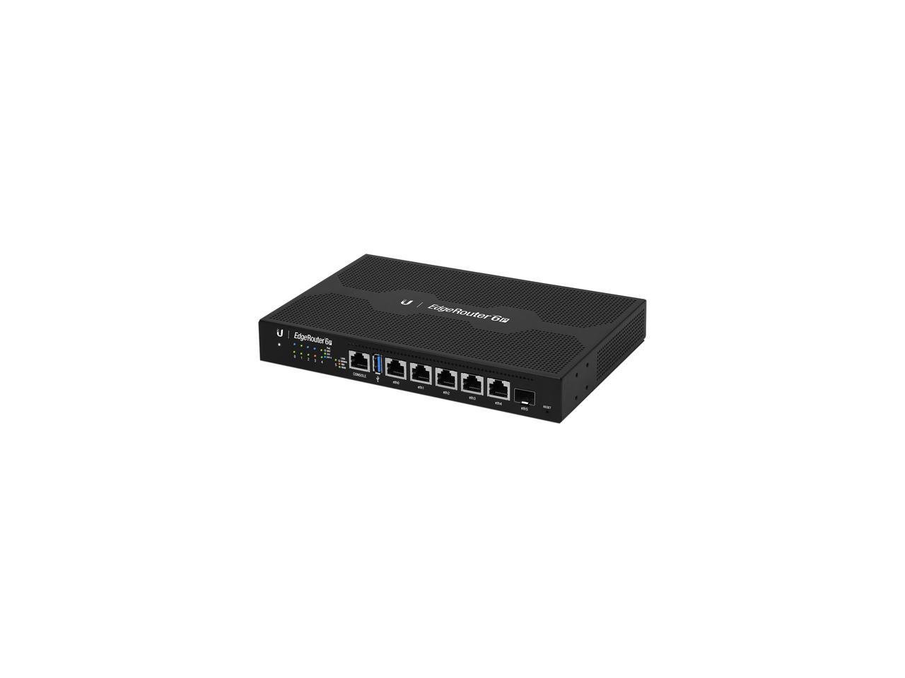 UBIQUITI ER-6P EdgeRouter 6P, 6-Port Gigabit Router with 1 SFP Port 1