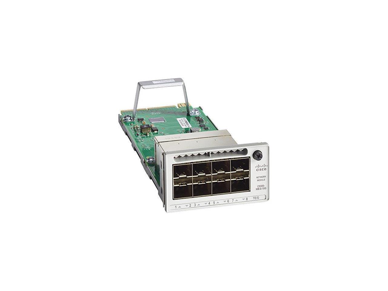 Cisco - C9300-NM-8X - Cisco Catalyst 9300 8 x 10GE Network Module - For Data Networking 8 10GBase-X Network - Twisted 3