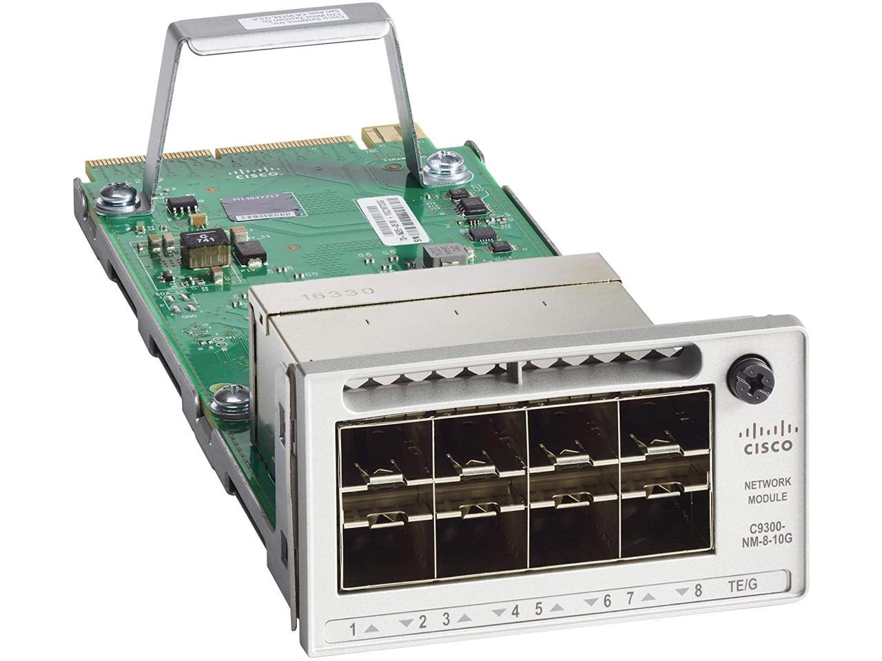 Cisco - C9300-NM-8X - Cisco Catalyst 9300 8 x 10GE Network Module - For Data Networking 8 10GBase-X Network - Twisted 1