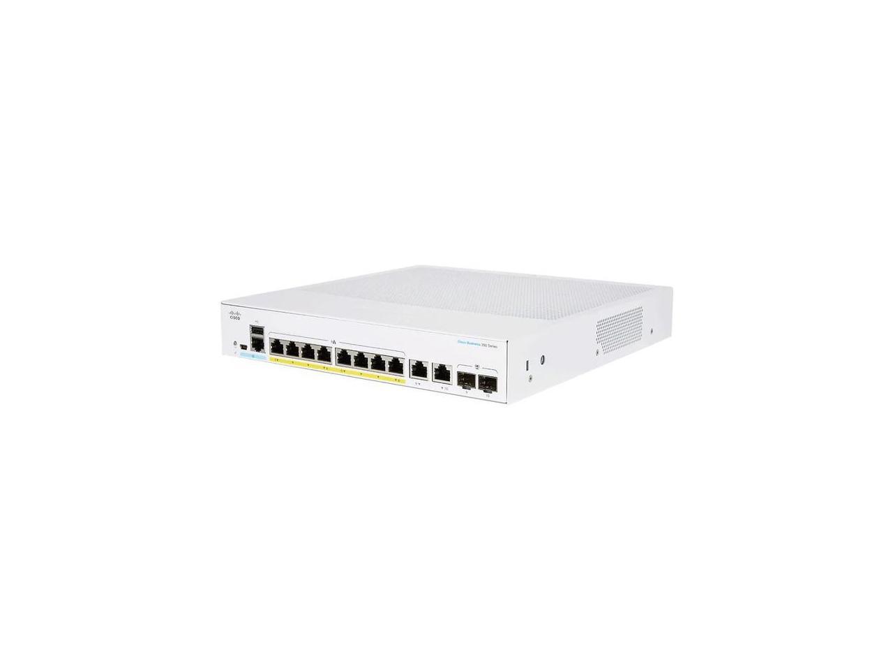 Cisco 250 CBS250-8FP-E-2G 8-Port Managed Ethernet Switch CBS2508FPE2GNA 2