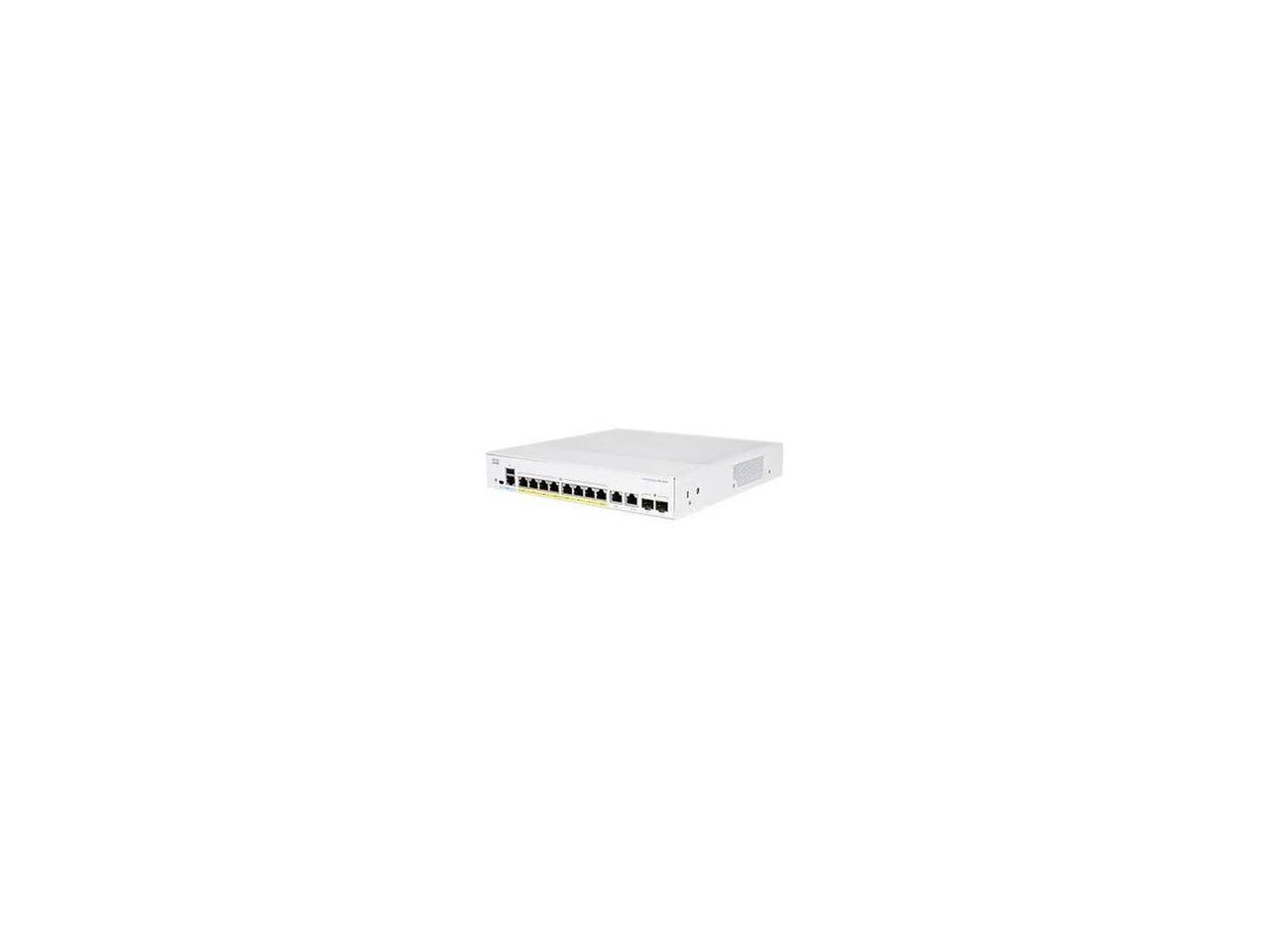 Cisco Business CBS350-8FP-E-2G Managed Switch, 8 Port GE, Full PoE, Ext PS, 2x1G Combo, Limited Lifetime Protection (CBS350-8FP-E-2G-NA) 3