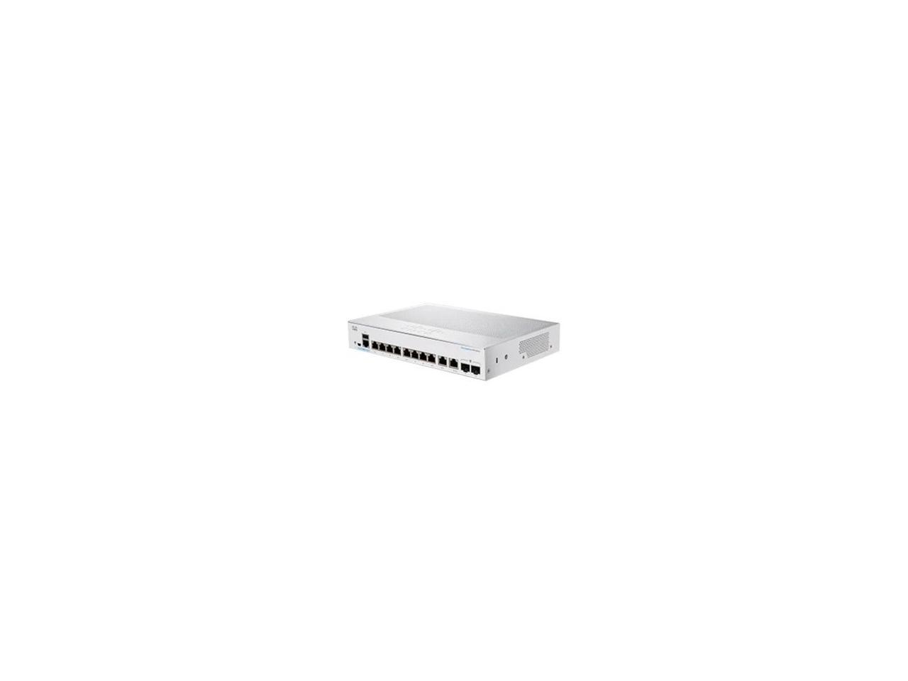 Cisco Business CBS350-8T-E-2G Managed Switch | 8 Port GE | Ext PS | 2x1G Combo | Limited Lifetime Protection (CBS350-8T-E-2G-NA) 2