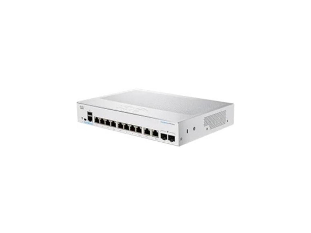 Cisco Business CBS350-8T-E-2G Managed Switch | 8 Port GE | Ext PS | 2x1G Combo | Limited Lifetime Protection (CBS350-8T-E-2G-NA) 1