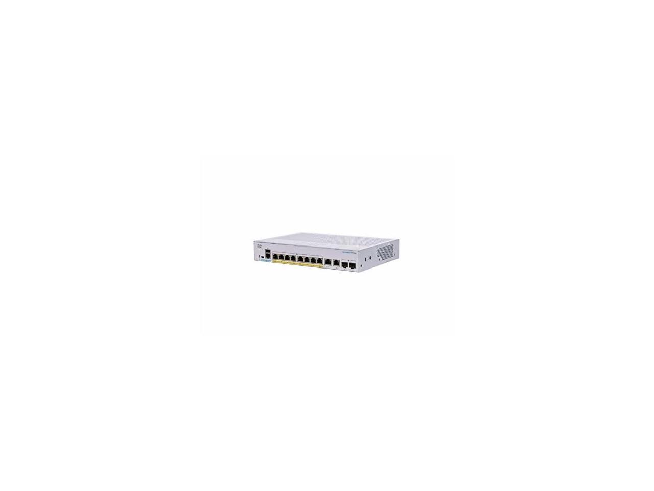 Cisco 250 CBS250-8P-E-2G 8-Port 2L Managed Ethernet Switch CBS2508PE2GNA 2