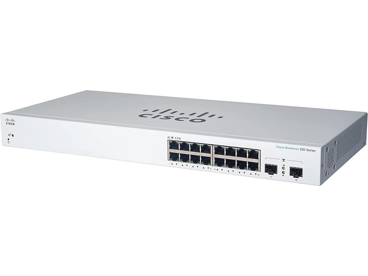 Cisco Business 16-Port 2x SFP L2 Managed Ethernet Switch CBS22016P2GNA 1