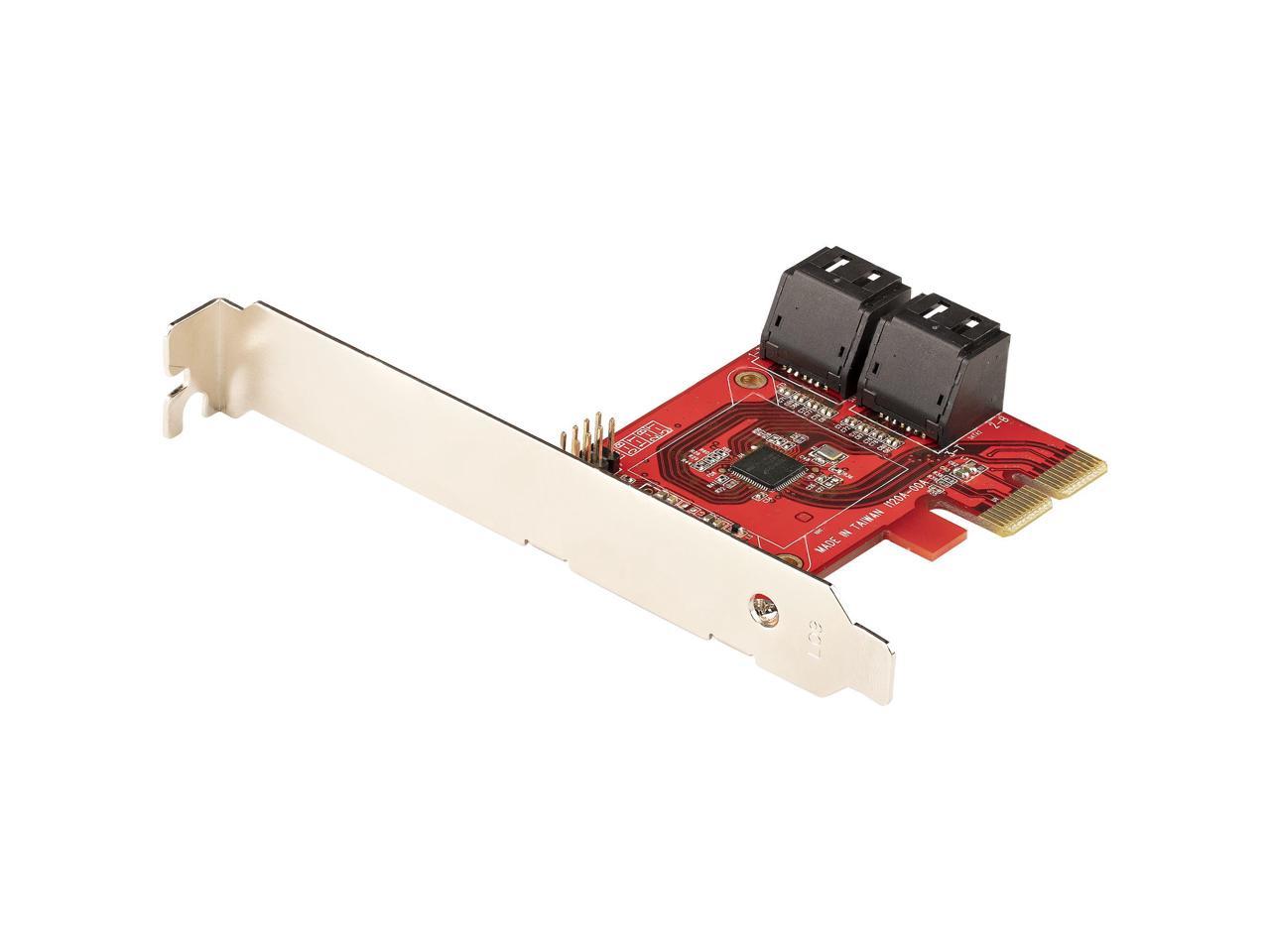 StarTech 4 Port PCI Express to SATA Converter Expansion Card 4P6G-PCIE-SATA-CARD 2