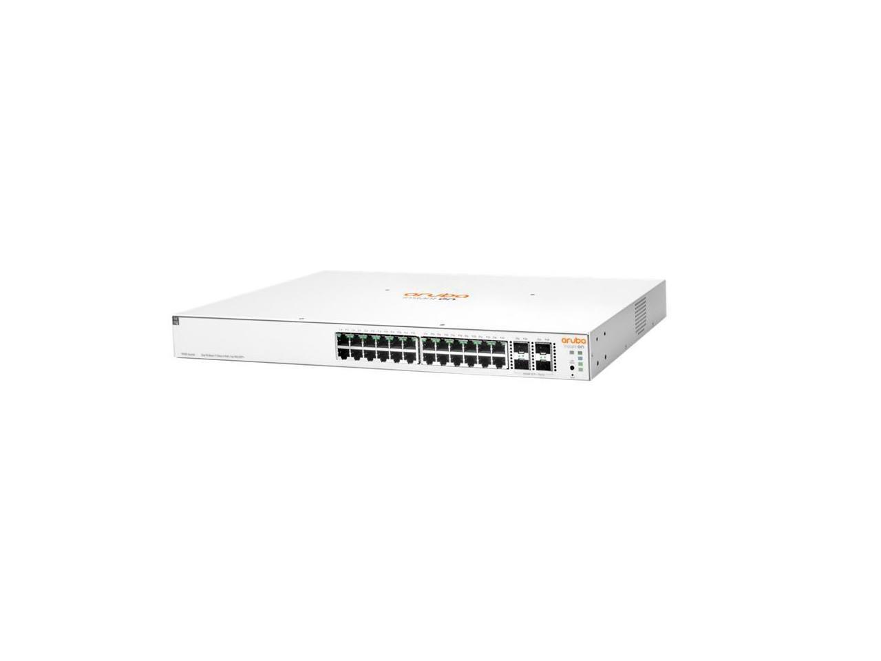 Aruba Instant On 1930 24-Port Gb Ethernet 24xGE PoE (370W), 4X 1G/10G SFP+, L2+ Smart Switch US Cord (JL684B#ABA) 2