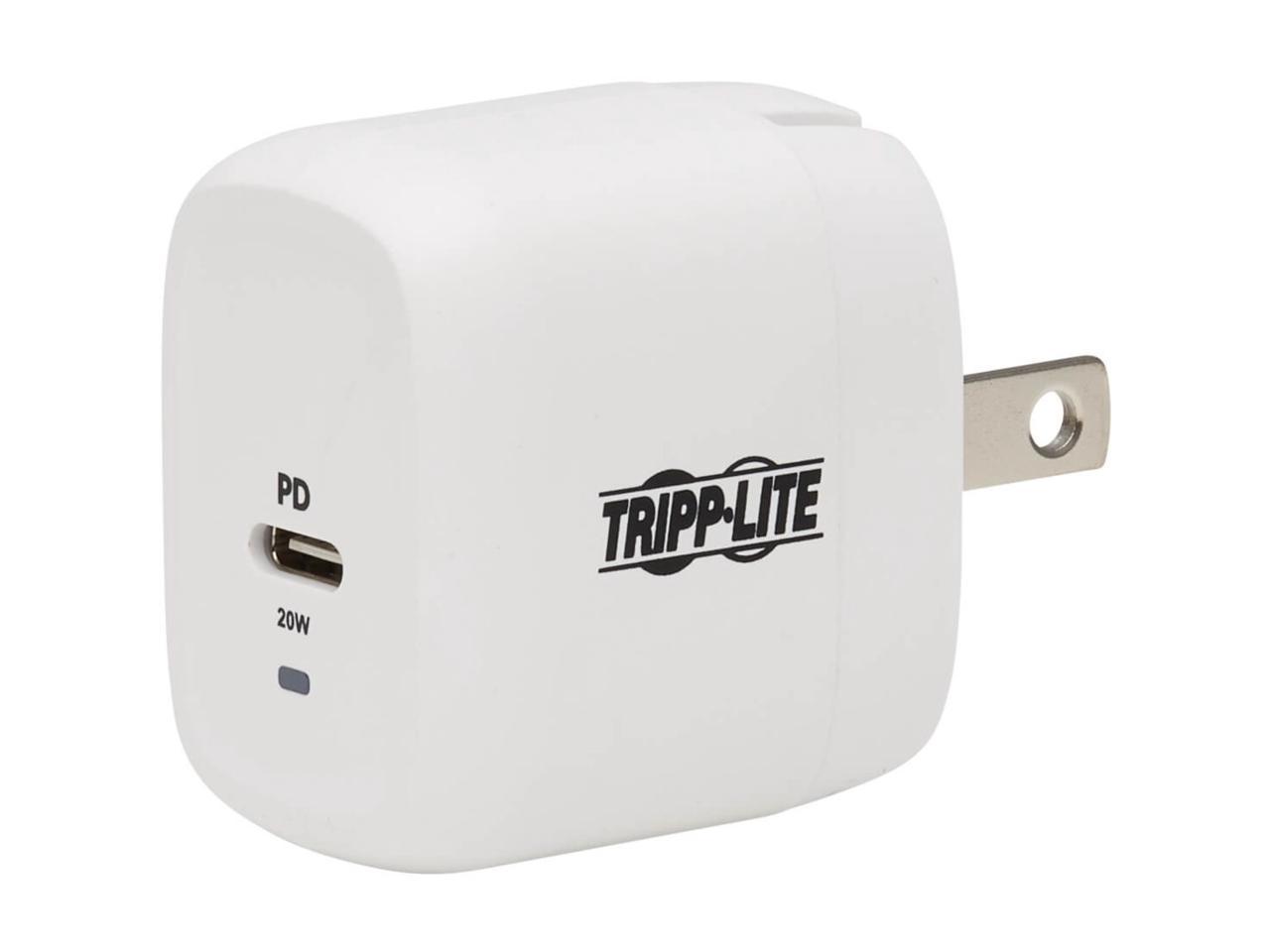 Tripp Lite Compact 1-Port USB-C Wall Charger GaN Technology 20W U280W0120C1G 2