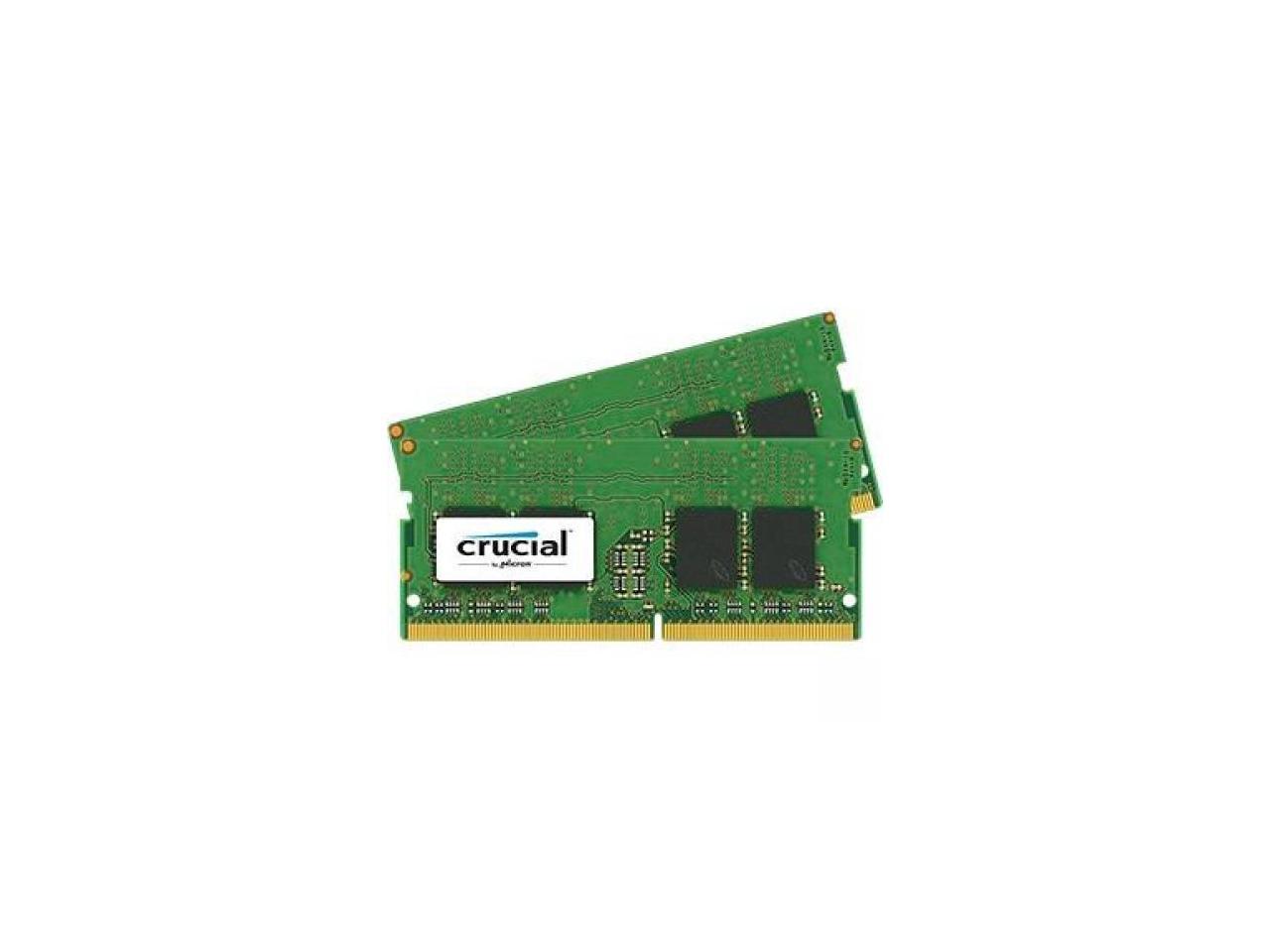 Crucial 16GB Kit (8GBx2) DDR4 2400 MT/S (PC4-19200) SR x8 SODIMM 260-Pin Memory - CT2K8G4SFS824A 1