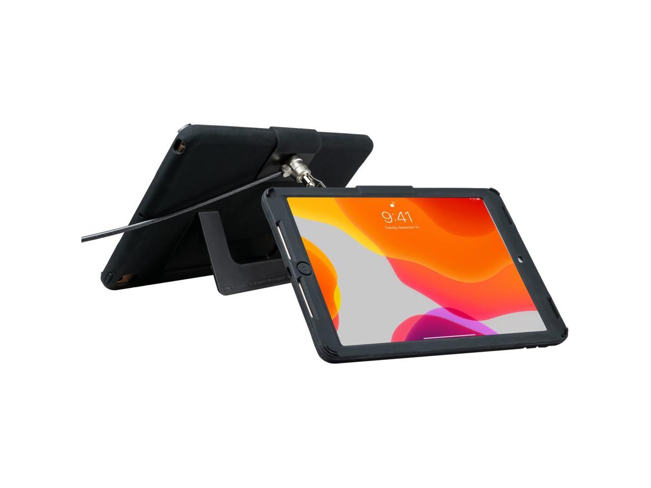 CTA Digital PAD-SCKT10 Security Case with Kickstand and Antitheft Cable for iPad 10.2 Inch 7th Generation 5