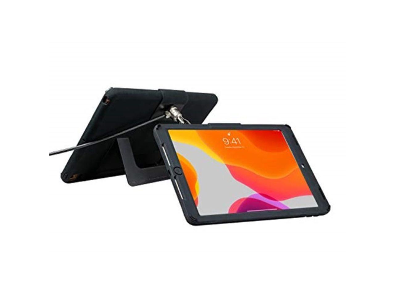 CTA Digital PAD-SCKT10 Security Case with Kickstand and Antitheft Cable for iPad 10.2 Inch 7th Generation 2