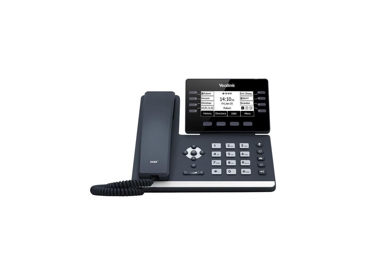 Yealink SIP-T53W IP Corded/Cordless Wi-Fi Mountable Desktop Phone SIPT53W 2