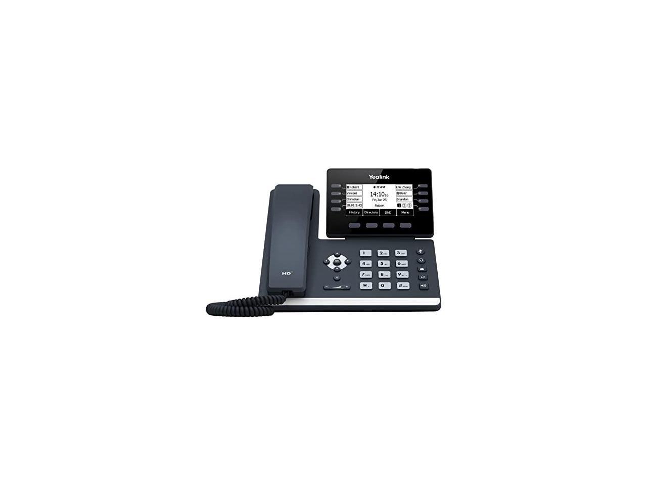 Yealink SIP-T53W IP Corded/Cordless Wi-Fi Mountable Desktop Phone SIPT53W 5