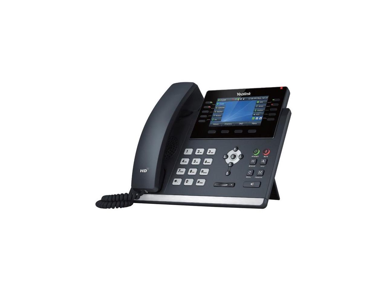 Yealink SIP-T46U IP Phone Corded Corded Wall Mountable Desktop Classic Gray 1