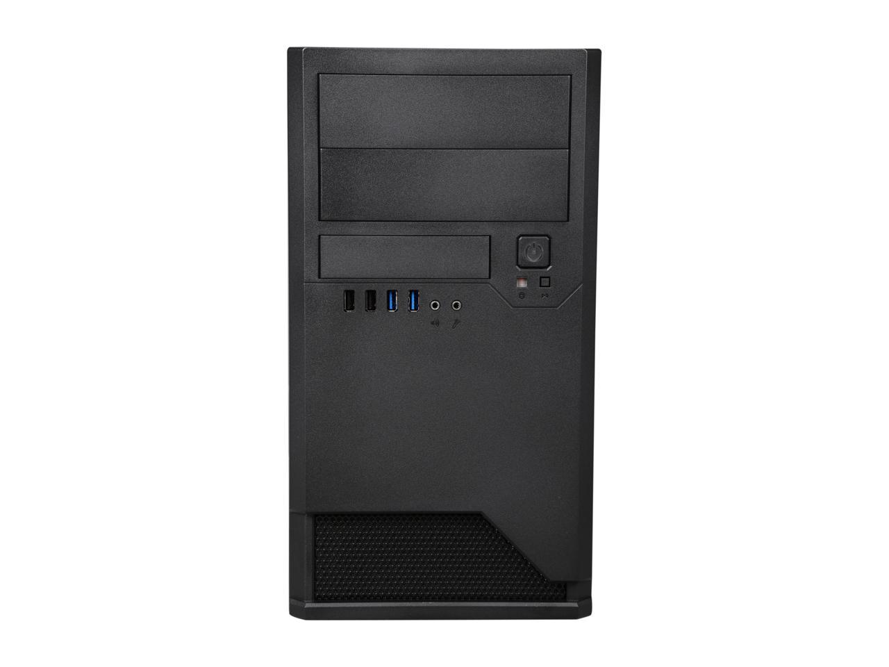 IN WIN EM048.CH350TB3 Black SECC Micro ATX Mini Tower Computer Case 2