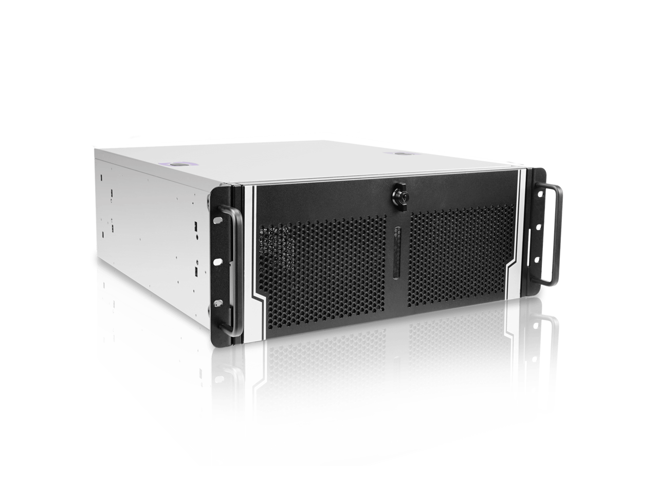 IN WIN Development In-Windows CS R400N-8P.3F R400N Open-Bay 4U Server Chassis NoPowerSupply Brown Box 1