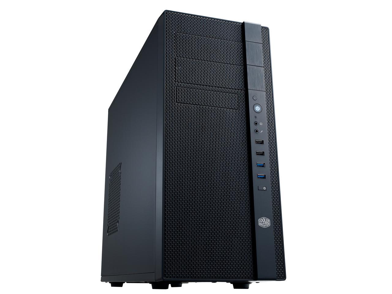 Cooler Master N400 ATX Tower with Front Mesh Ventilation, Minimal Design, 240mm Close-Loop AIO Support 1