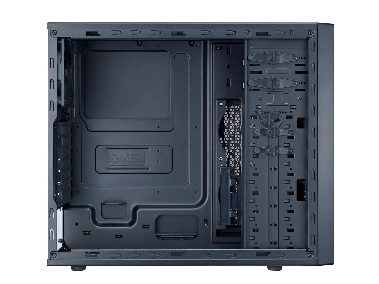 Cooler Master N400 ATX Tower with Front Mesh Ventilation, Minimal Design, 240mm Close-Loop AIO Support 4