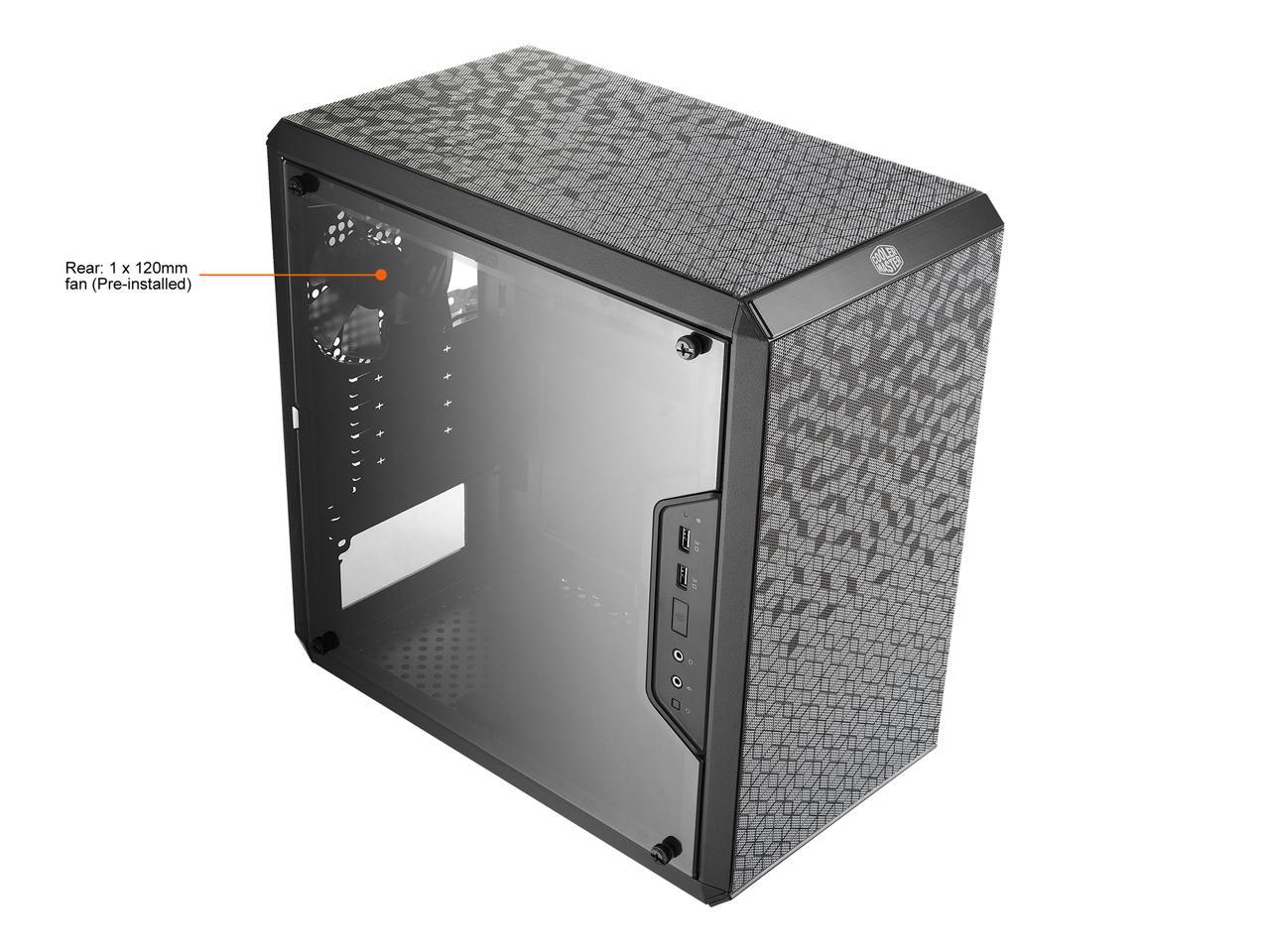 Cooler Master MasterBox Q300L Micro ATX Tower w/ Magnetic Design Dust Filter, Transparent Acrylic Side Panel, Adjustable I/O & Fully Ventilated for Airflow, MCB-Q300L-KANN-S00 2