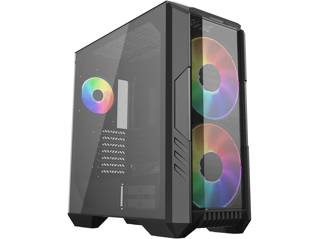 Cooler Master HAF 500 H500-KGNN-S00 Black Steel / Plastic / Tempered Glass ATX Mid Tower Computer Case 1