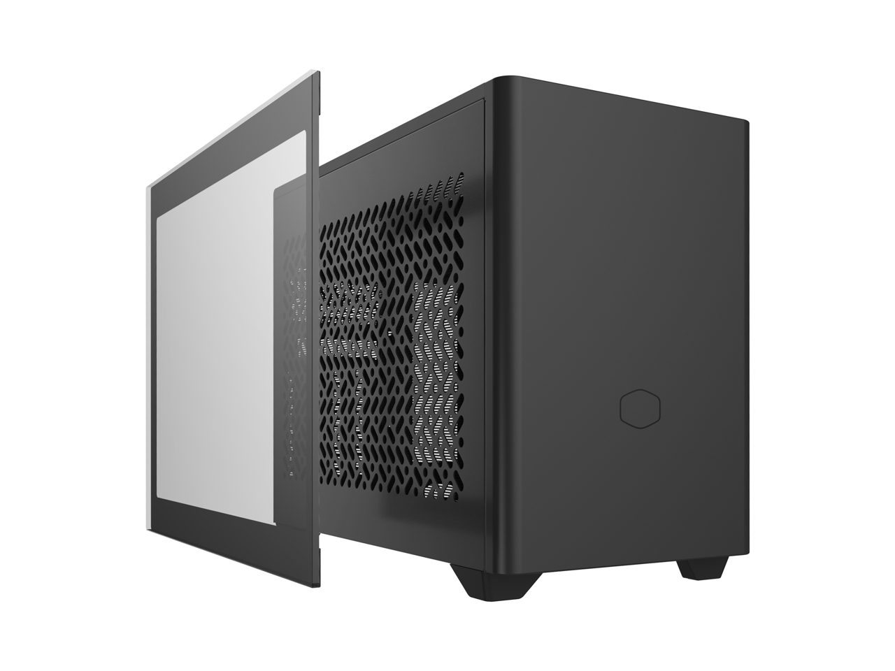 Cooler Master NR200P V2 Mini-ITX 18L PC Case, Top-Mount 240mm|280mm Liquid Cooler, 356mm Vertical Mounting 3.5-Slot GPU, Tempered |Vented Panel, USB 3.2 Gen 2x2 Type C (NR200PV2-KCNN-S00) 1