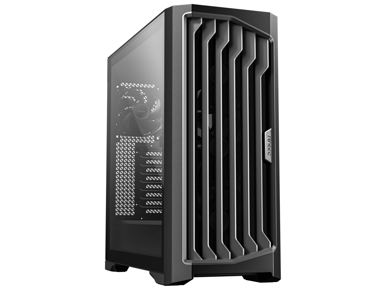 Antec Performance 1 FT, RTX 40 Series GPU Support, Temp. Display, 4 x Storm T3 PWM Fans, Type-C Ready, Dual Tempered Glass Side Panels, Removable Top Fan/Radiator Bracket, Mesh Front Panel, Full-Tower E-ATX PC Case 1