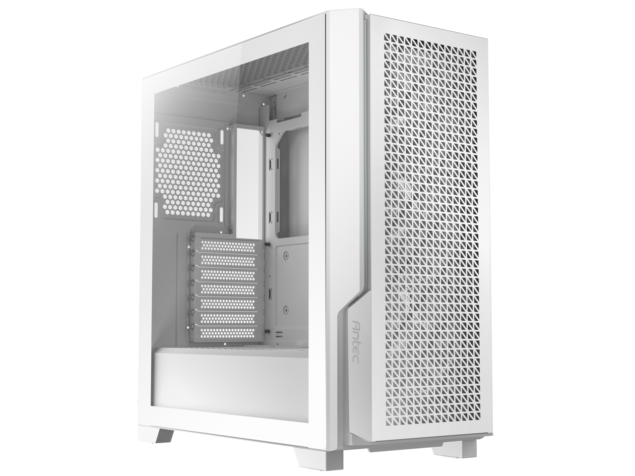 Antec Performance Series P20C White, Massive Metal Mesh Front Panel, 3 x 120mm PWM White Fans, Type-C 3.2 Gen2 Ready, 2 x 360 mm Radiator Simultaneously, GPU Bracket, Mid-Tower E-ATX PC Case 2