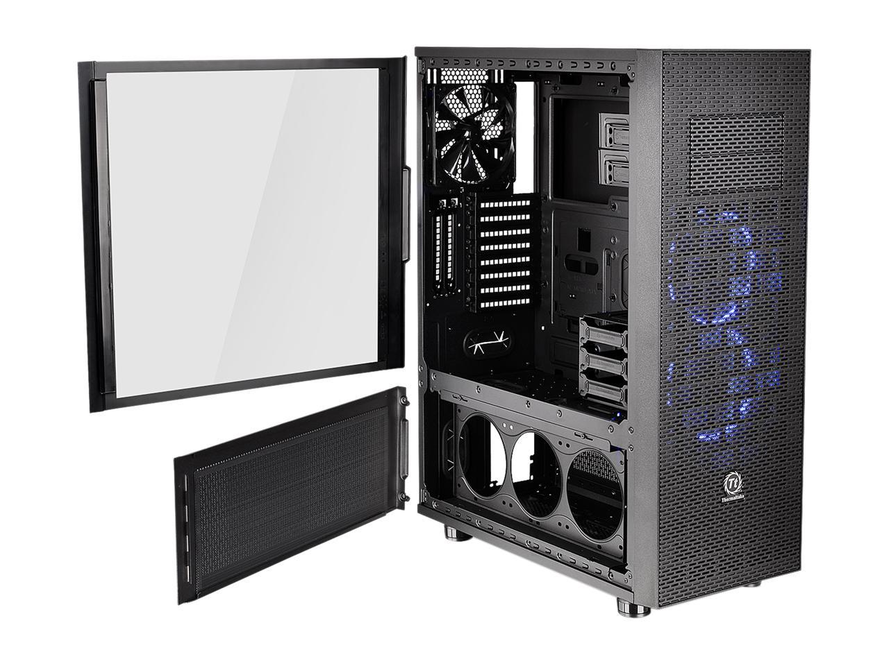 Thermaltake Core X71 Tempered Glass Edition Black ATX Gaming Full Tower Tt LCS Certified Gaming Computer Case CA-1F8-00M1WN-02 5