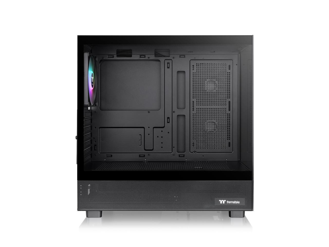 Thermaltake View 270 TG ARGB Black Mid Tower E-ATX Case Support; Preinstalled 1 x CT140 ARGB Fans; 360MM Radiator Support with Temper Glass on Front and Side ; CA-1Y7-00M1WN-00; 3 Year Warranty 2