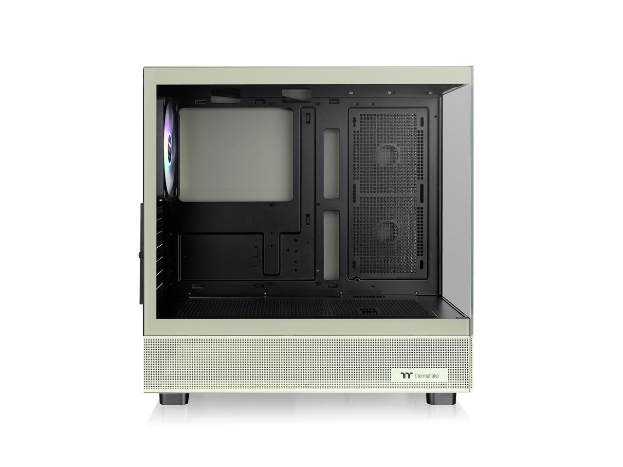 Thermaltake View 270 TG ARGB Matcha Green Mid Tower E-ATX Case Support; Preinstalled 1 x CT140 ARGB Fans; 360MM Radiator Support with Temper Glass on Front and Side ; CA-1Y7-00MEWN-00; 3 Year Warranty 2