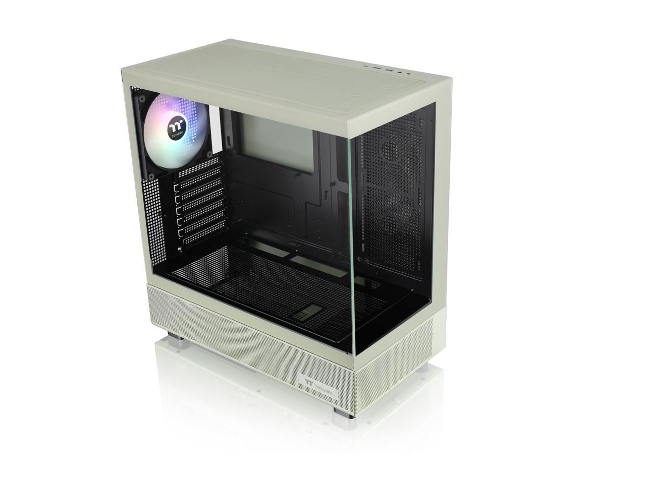 Thermaltake View 270 TG ARGB Matcha Green Mid Tower E-ATX Case Support; Preinstalled 1 x CT140 ARGB Fans; 360MM Radiator Support with Temper Glass on Front and Side ; CA-1Y7-00MEWN-00; 3 Year Warranty 1