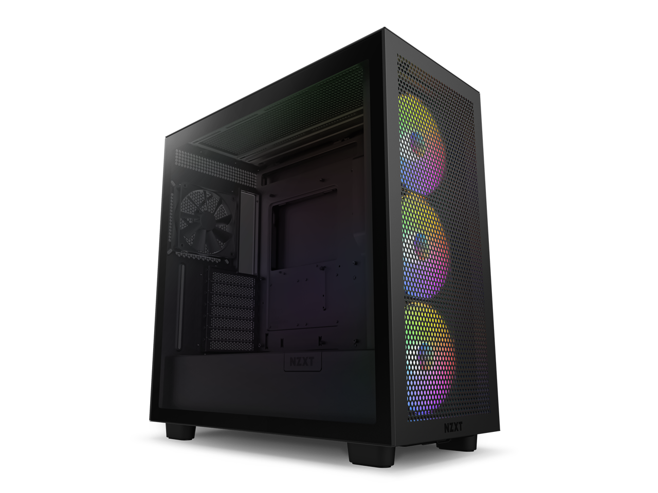 NZXT H Series H7 (2023) Flow RGB Edition ATX Mid Tower Chassis Black Color-CM-H71FB-R1 1