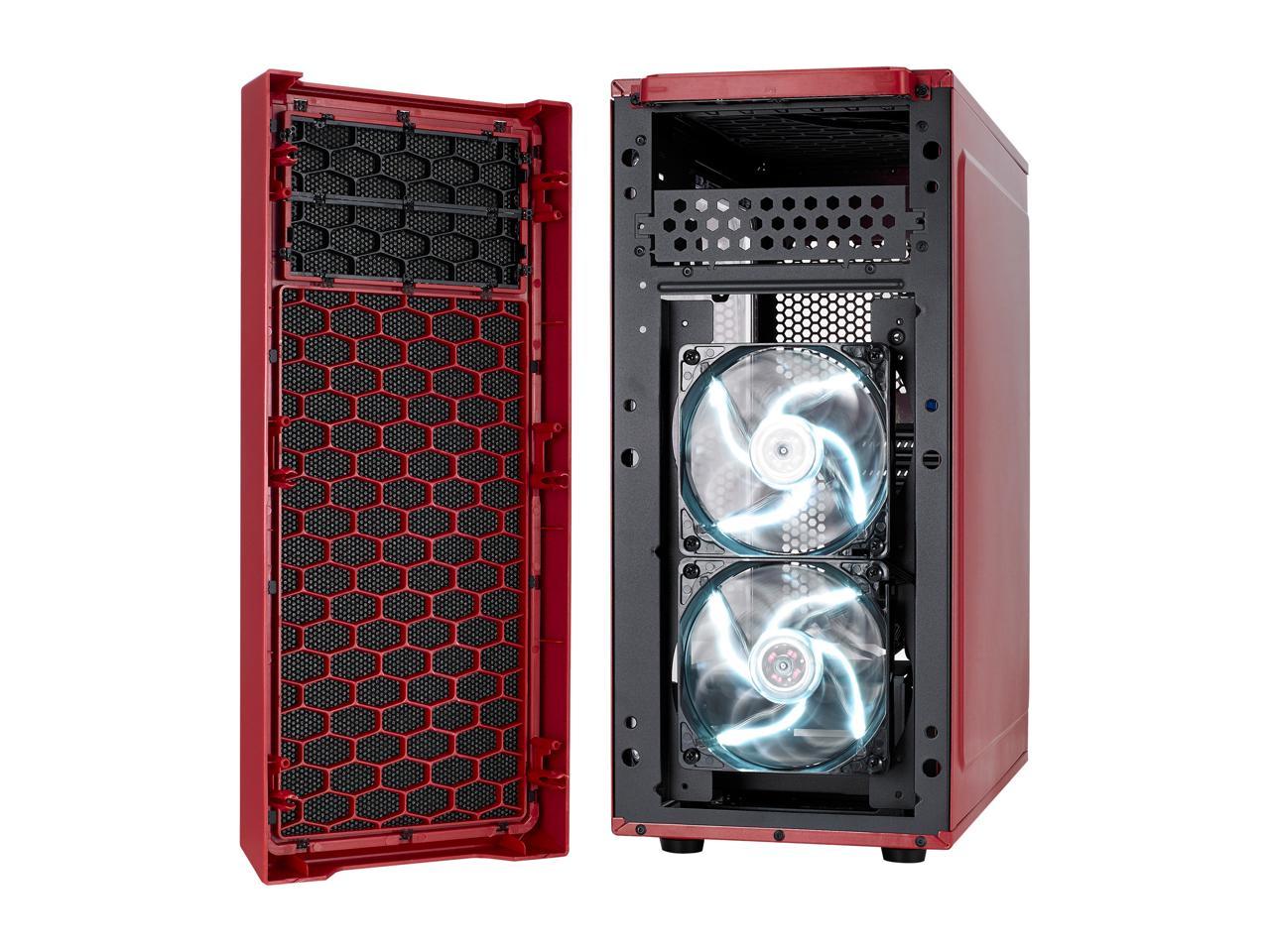 Fractal Design Focus G Mystic Red ATX Mid Tower Computer Case 5