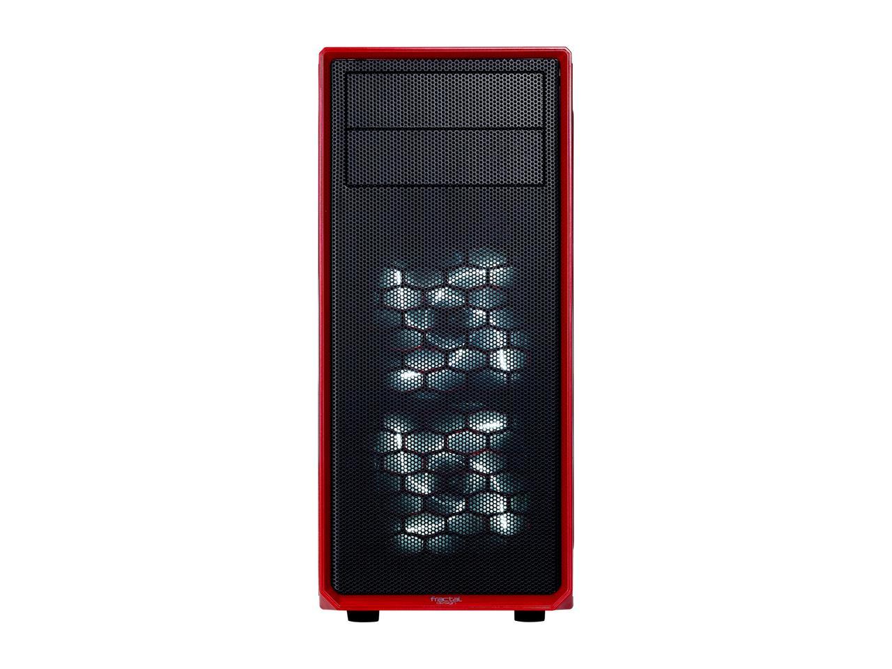 Fractal Design Focus G Mystic Red ATX Mid Tower Computer Case 2