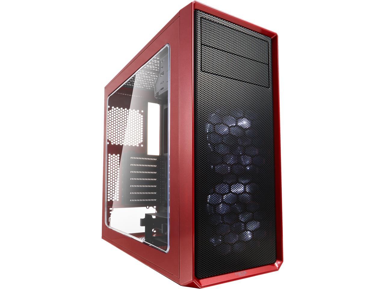 Fractal Design Focus G Mystic Red ATX Mid Tower Computer Case 1