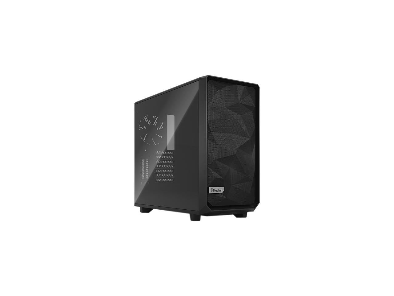 Fractal Design Meshify 2 Black ATX Flexible Dark Tinted Tempered Glass Window Mid Tower Computer Case 1