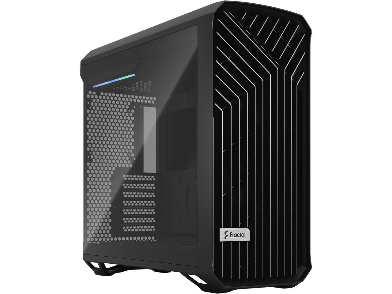 Fractal Design Torrent Black E-ATX Tempered Glass Window High-Airflow Mid Tower Computer Case 1