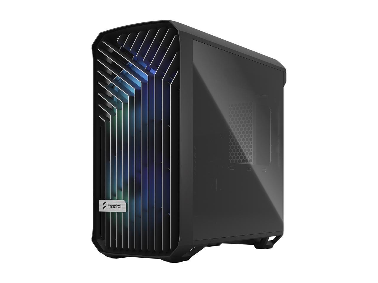 Fractal Design Torrent Compact RGB Black TG Light Tempered Glass High-Airflow ATX Computer Case 5