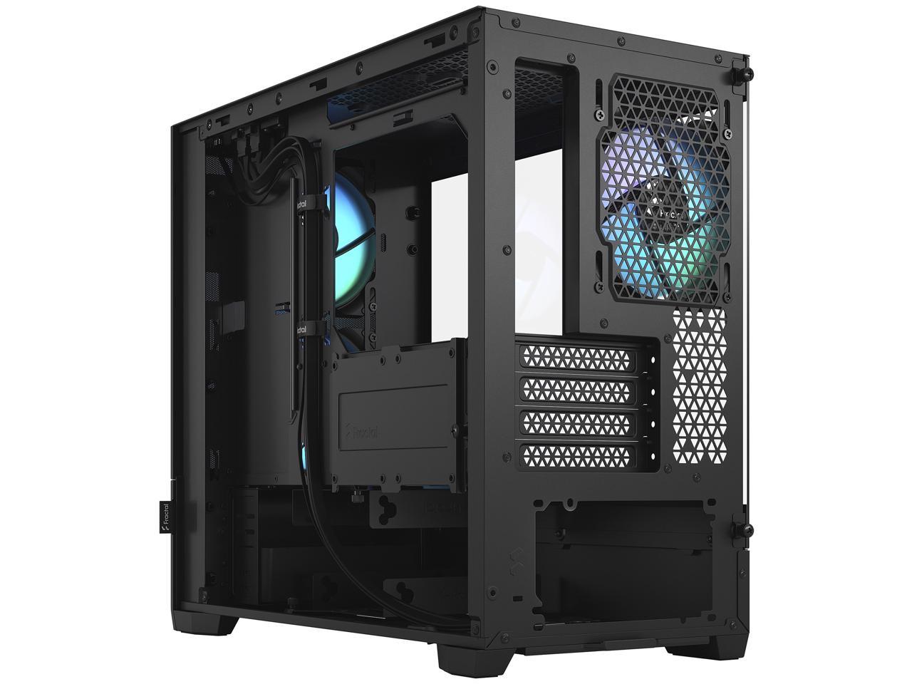 Fractal Design Pop Mini Air RGB Black TG mATX High-Airflow Clear Tempered Glass Window Tower Computer Case 2