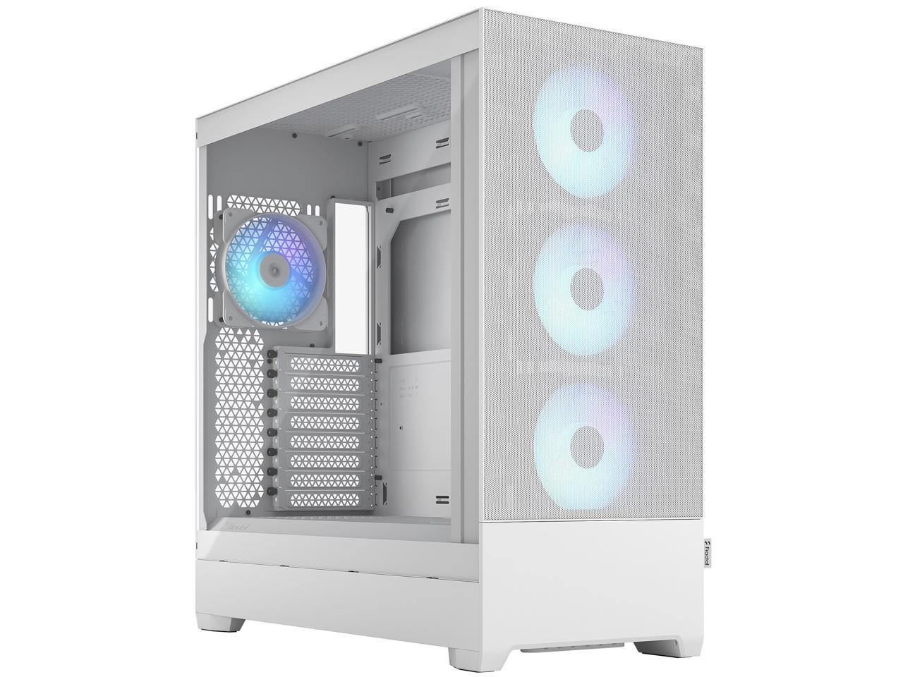 Fractal Design Pop XL Air RGB White TG ATX High-Airflow Clear Tempered Glass Window Full Tower Computer Case 2