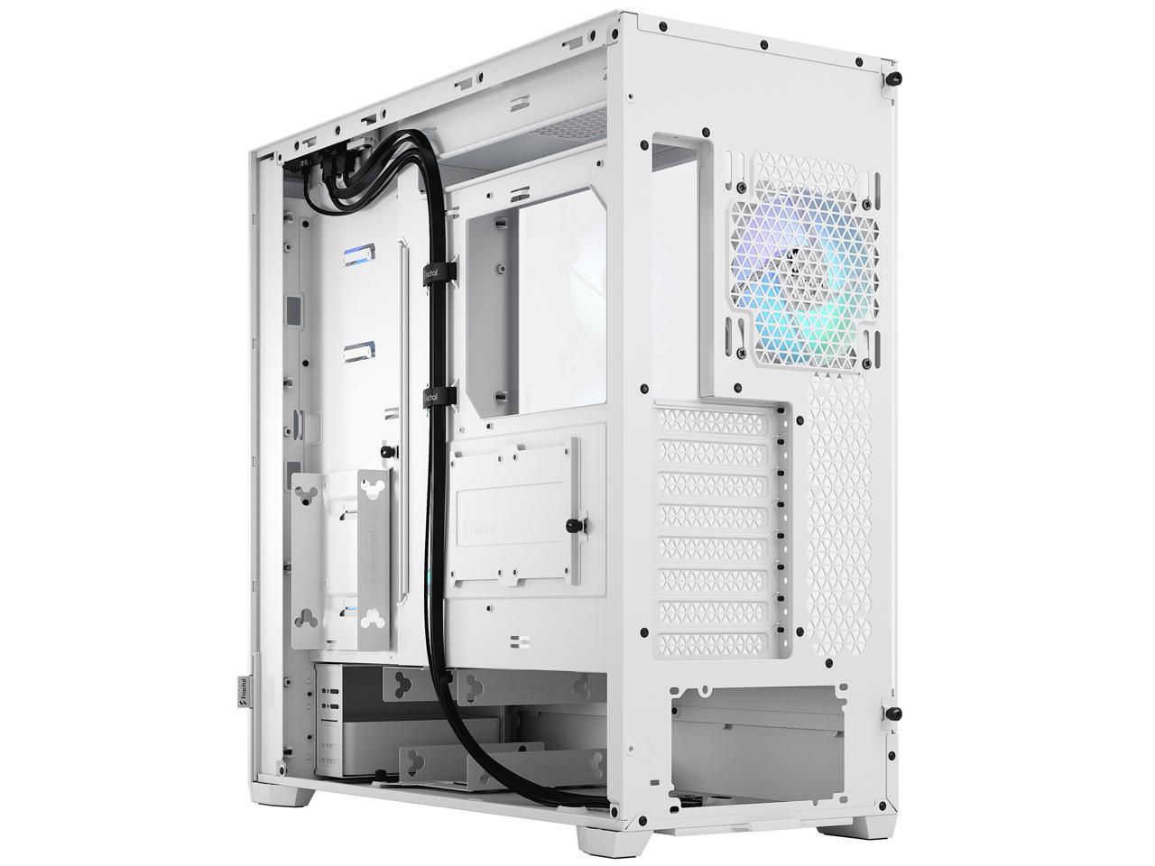 Fractal Design Pop XL Air RGB White TG ATX High-Airflow Clear Tempered Glass Window Full Tower Computer Case 3