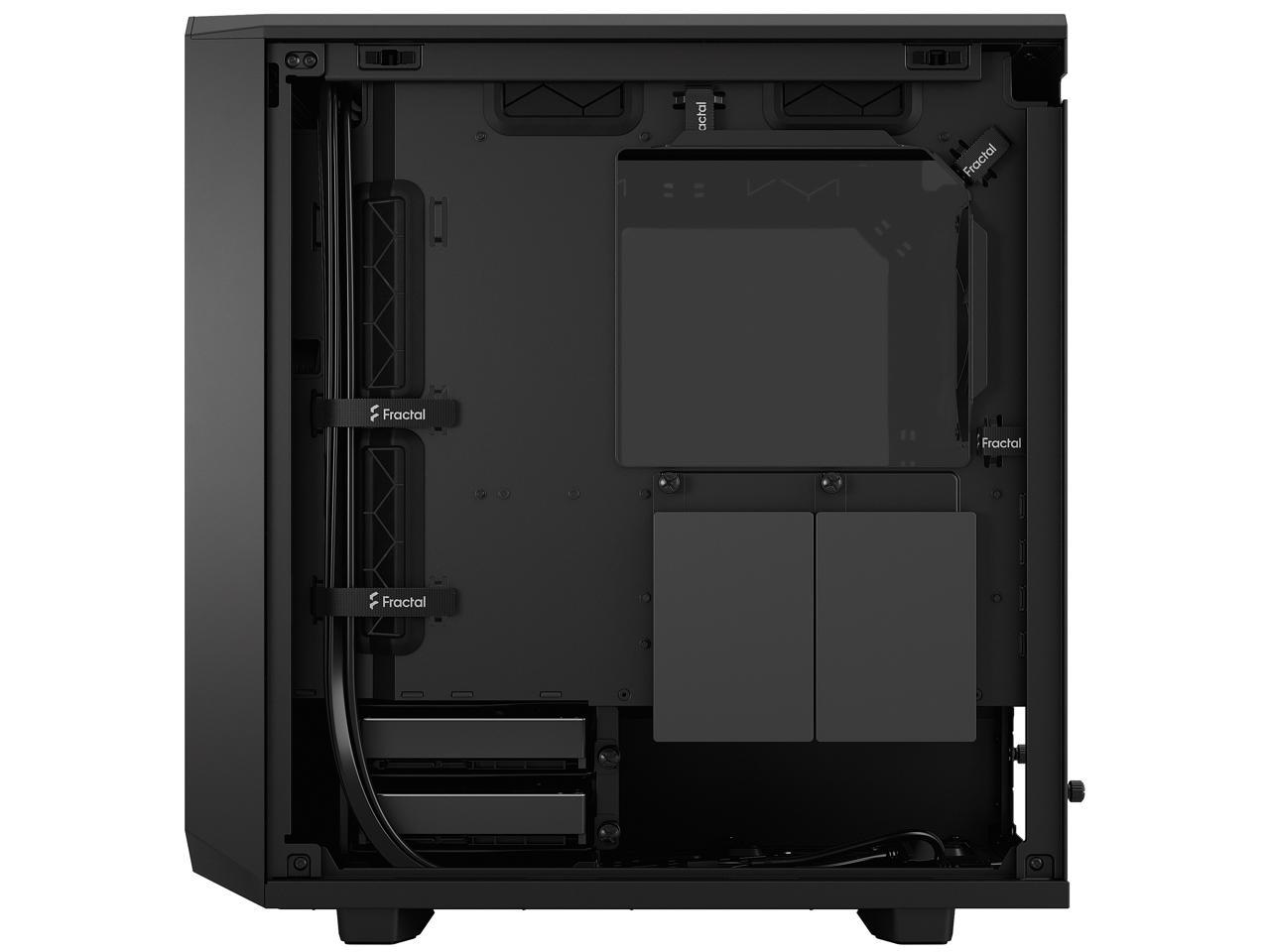 Fractal Design Meshify 2 Mini Black TG mATX High-Airflow Dark Tinted Tempered Glass Window Computer Case 2