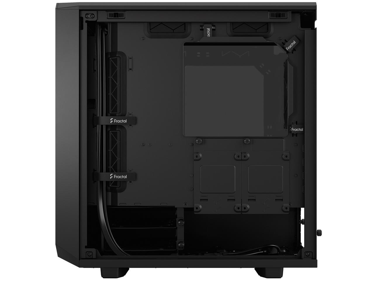 Fractal Design Meshify 2 Mini Black TG mATX High-Airflow Dark Tinted Tempered Glass Window Computer Case 5