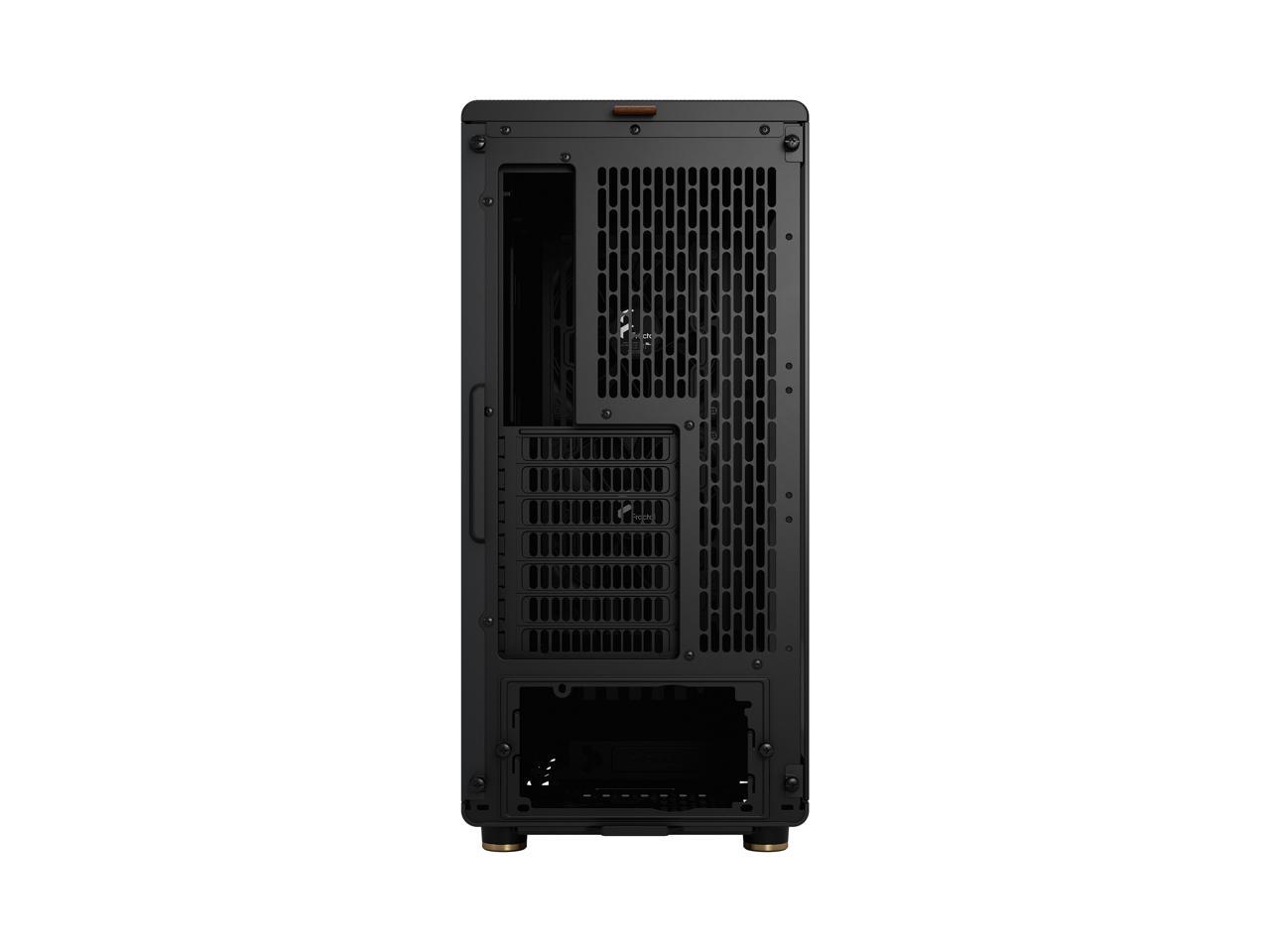 Fractal Design North ATX mATX Mid Tower PC Case - North Charcoal Black with Walnut Front and Dark Tinted TG Side Panel 4