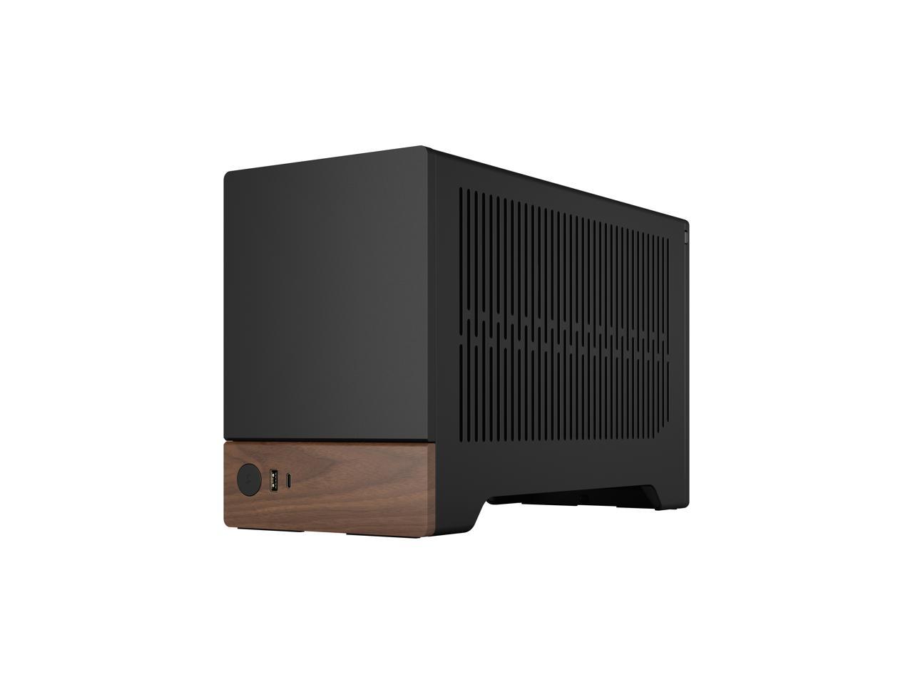 Fractal Design Terra Graphite Mini-ITX Small Form Factor PC Case with PCIe 4.0 Riser 2