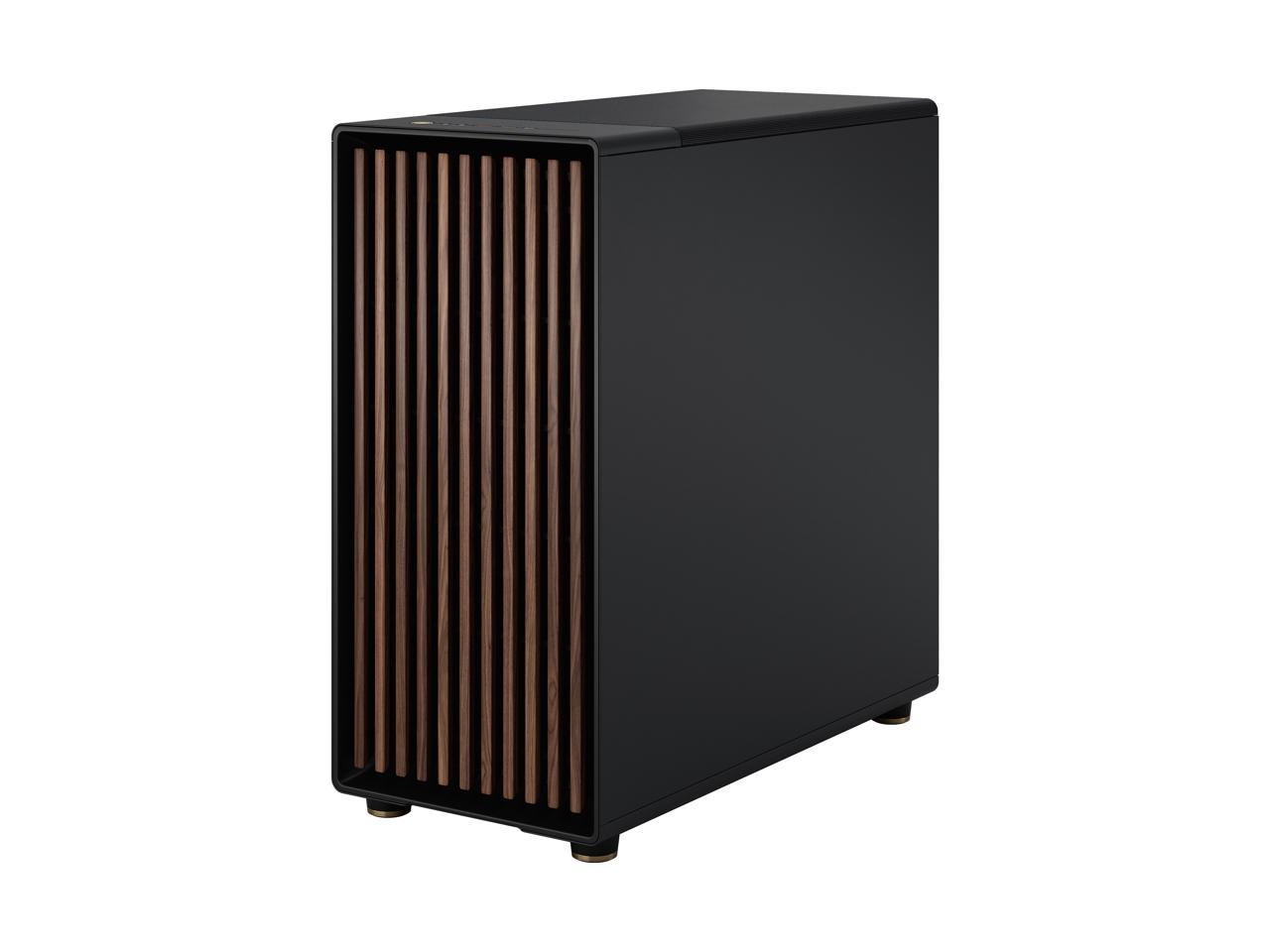 Fractal Design North XL ATX mATX Mid Tower PC Case - Charcoal Black Chassis with Walnut Front and Mesh Side Panel - FD-C-NOR1X-01 3