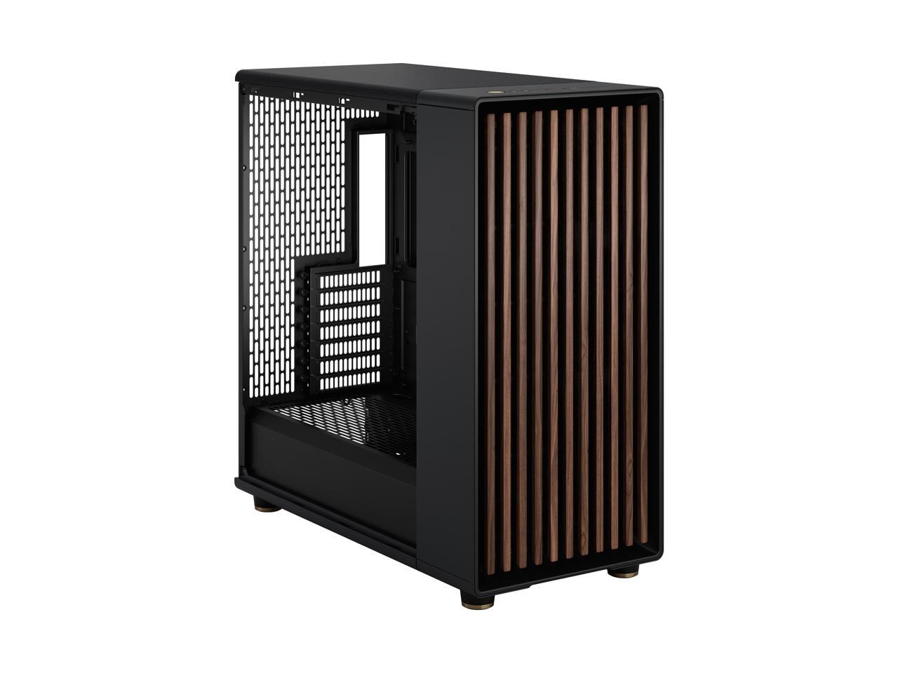 Fractal Design North XL ATX mATX Mid Tower PC Case - Charcoal Black Chassis with Walnut Front and Mesh Side Panel - FD-C-NOR1X-01 4