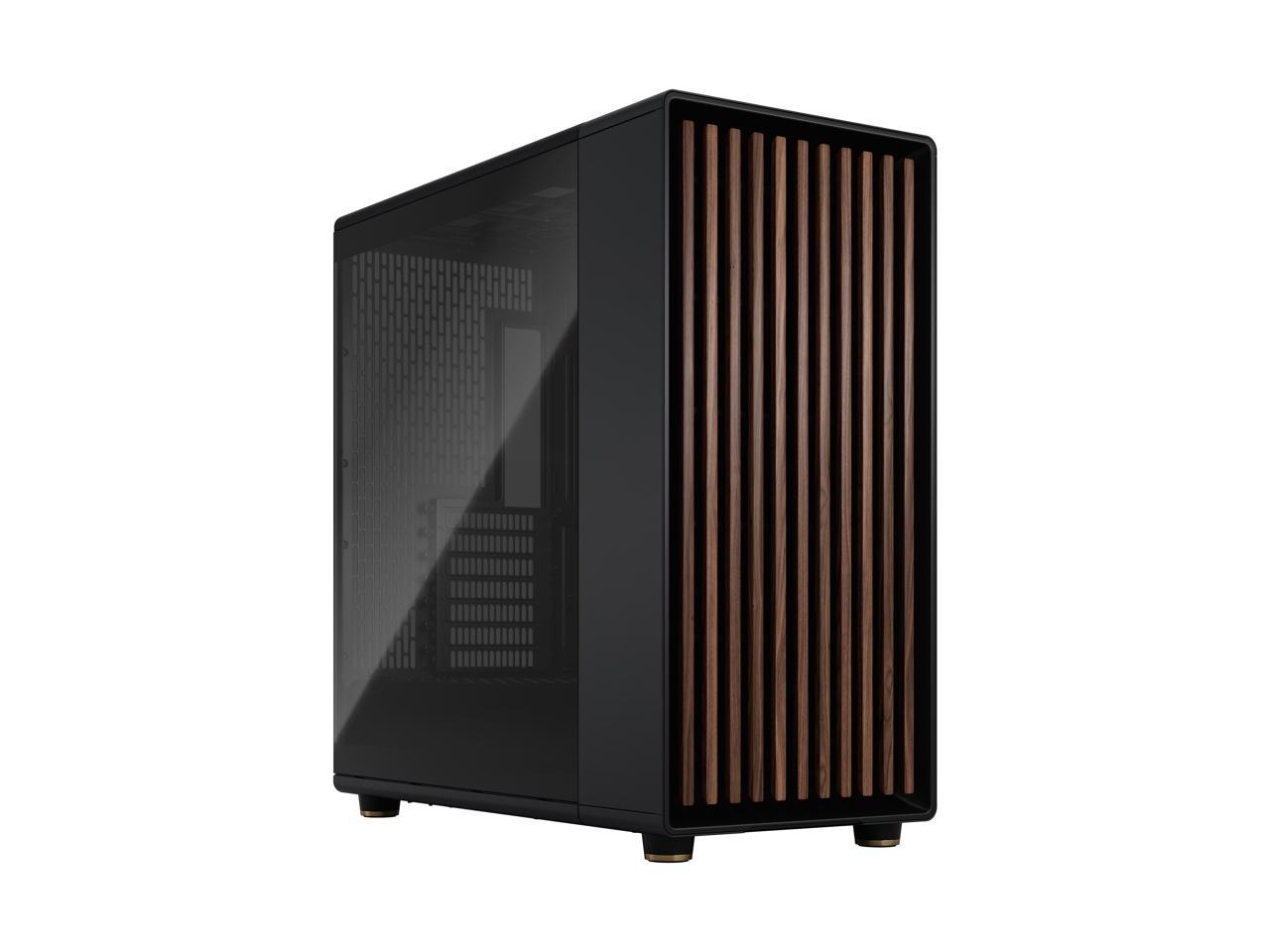 Fractal Design North XL ATX mATX Mid Tower PC Case - Charcoal Black Chassis with Walnut Front and Dark Tinted TG Side Panel - FD-C-NOR1X-02 1